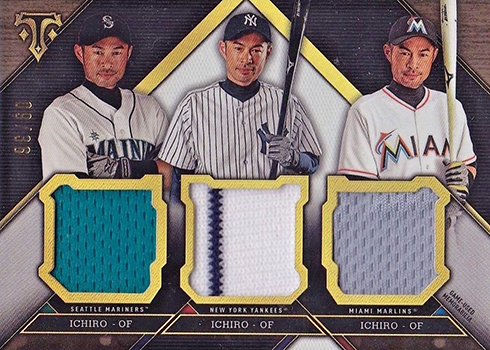 2016 Topps Triple Threads Triple Threads Relic Combos Ichiro 36