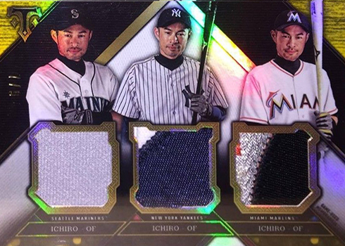 2016 Topps Triple Threads Triple Threads Relic Combos Ichiro 9