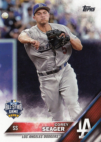 Corey Seager Rookie HR Derby 2016 Topps Update #US205, ROY, Dodgers –