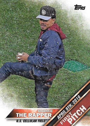 2016 Topps Update First Pitch Chance the Rapper