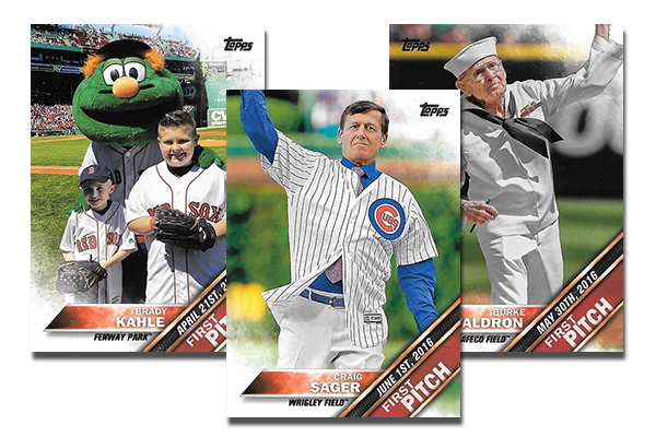 2016 Topps Update First Pitch Set 10 Cards All Pictured 
