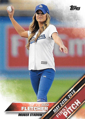 2016 Topps Update First Pitch Jojo Fletcher