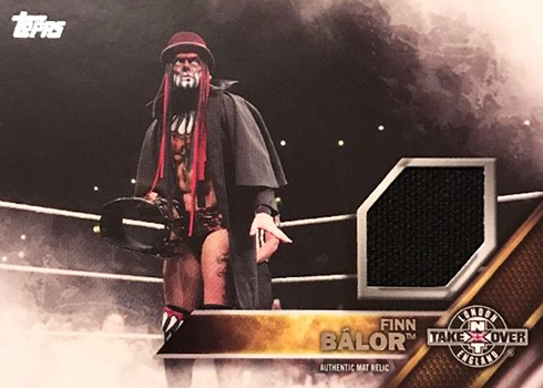 2016 Topps WWE Baron Corbin Card NXT London Takeover Authentic Mat Relic