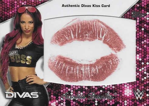 2016 Topps WWE Diva Kiss Sasha Banks