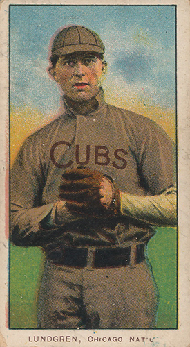  1909 t206 tobacco baseball card396 ed reulbach glove showing of  the Chicago Cubs Grade Good : Collectibles & Fine Art