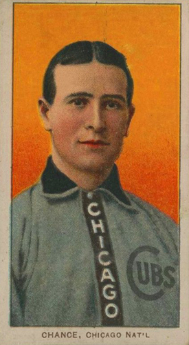 T206 Frank Chance Portrait Yellow