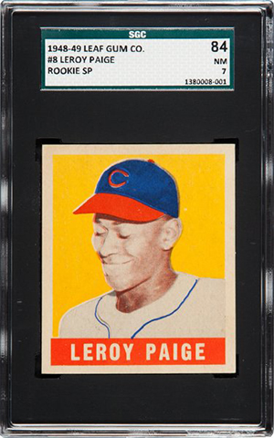 1948 Leaf Satchel Paige SGC 84 Heritage Nov-2016