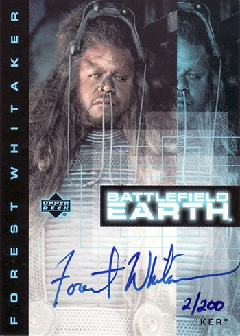 2000 Battlefield Earth Autographs Forest Whitaker