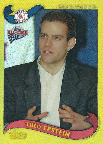 2005 Topps Fan Favorites Chrome Refractor Theo Epstein