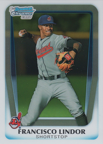 2018 Heritage Action Variation Francisco Lindor (Blue Jersey) PSA