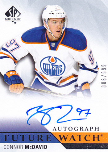 connor mcdavid jersey card