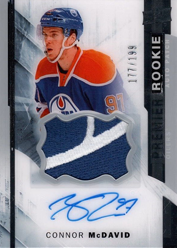 Hockey Slabbed Rookie Cards Connor McDavid 2015-16 Upper Deck Collection #CM-7 Rookie Card PGI 10 Oilers 