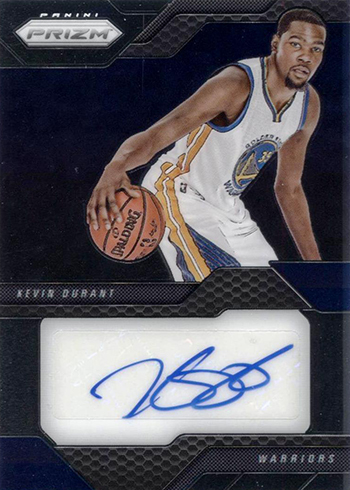 2016-17 Panini Prizm Basketball Veteran Signatures Kevin Durant