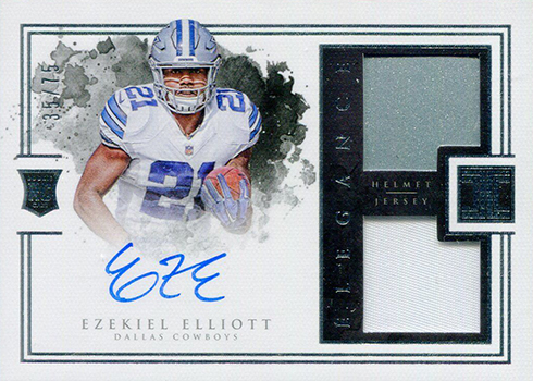 Ezekiel Elliott 2016 Panini Donruss Optic Pink Jersey Swatch #DRT-EE Dallas  Cowboys