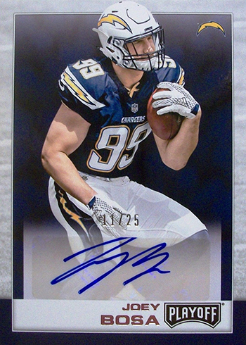 2016 Panini Playoff Football Rookie Autograph Variations Joey Bosa