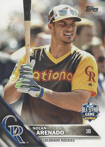 2020 Topps Update #ASSC-NAR Nolan Arenado 2016 All Star Stitches