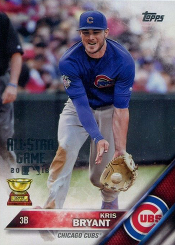 Kris Bryant Future Stars - All Star Rookie Collectible Baseball Card  Snowflake Design - 2016 Topps Baseball Card #HMW58 (Chicago Cubs) Free  Shipping at 's Sports Collectibles Store