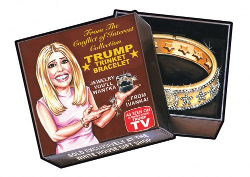 2016 Topps Garbage Pail Kids Dis-grace to the White House 82 Jewelry Youll Wantka from Ivanka