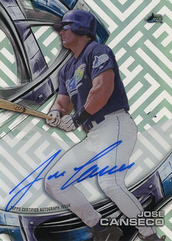 2016 Topps High Tek Autograph Jose Canseco