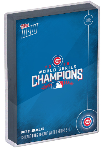  2016 Topps Chicago Cubs World Series Champions Box Set
