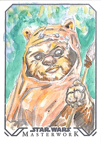 2016 Topps Star Wars Masterwork Sketch Card