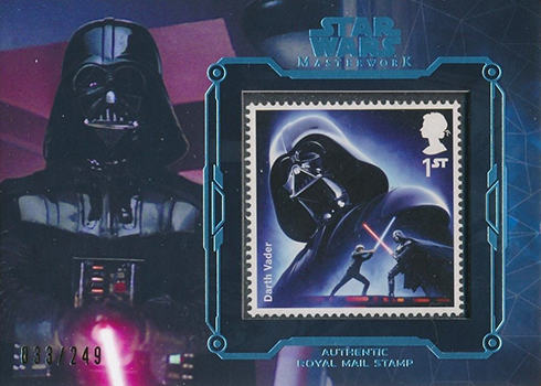 2016 Topps Star Wars Masterwork Stamp Darth Vader