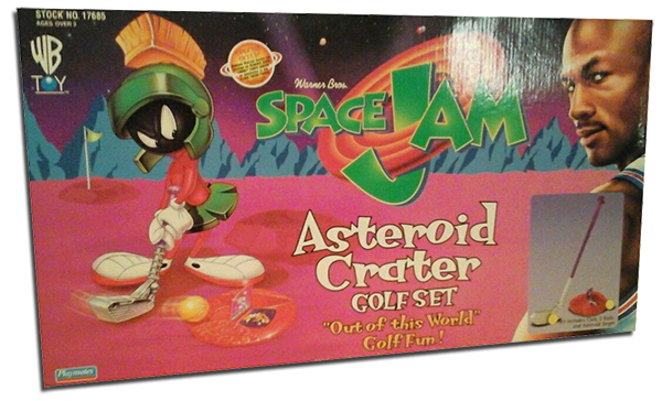 Space Jam Asteroid Crater Golf Set
