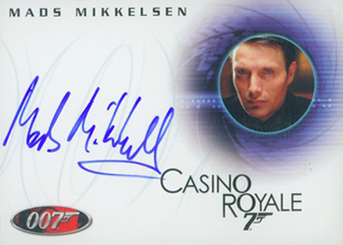 2007 Rittenhouse Complete James Bond Mads Mikkelsen Autograph