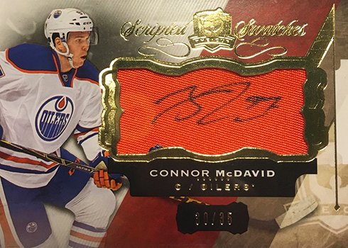 2015-16 Cup Connor McDavid Scripted Swatches