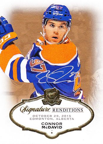 2015-16 Cup Connor McDavid Signature Renditions