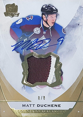 2015-16 Upper Deck The Cup Hockey Gold Foil Patch Autograph Matt Duchene