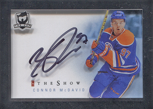 2015-16 Upper Deck The Cup Hockey The Show NHL Rookies Connor McDavid