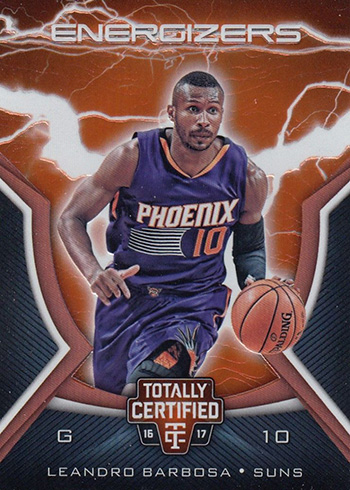 2016-17 Panini Totally Certified Basketball Energizers Leandro Barbosa