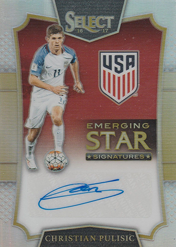 2016-17 Select Soccer Emerging Stars Signatures Christian Pulisic