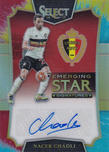 2016-17 Select Soccer Emerging Stars Signatures Tie-Dye Nacer Chadli