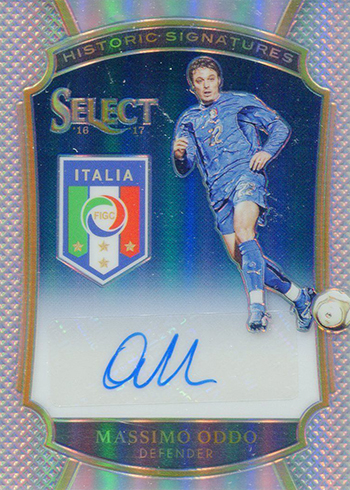 2016-17 Select Soccer Historic Signatures Massimo Oddo
