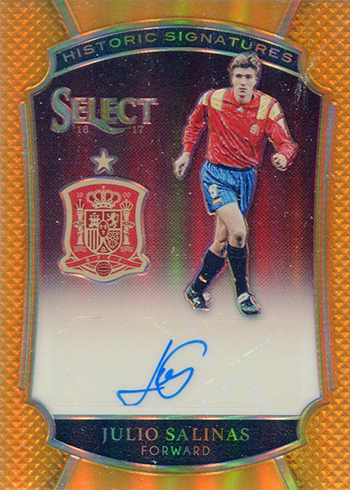 2016-17 Select Soccer Historic Signatures Orange Julio Salinas