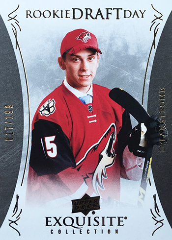 2016-17 Upper Deck Black Diamond Hockey Exquisite Rookie Draft Day Dylan Strome