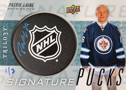 Auction: 2015-16 Upper Deck Trilogy - Signature Pucks - Primary Logos  #SP-NK Nikita Kucherov