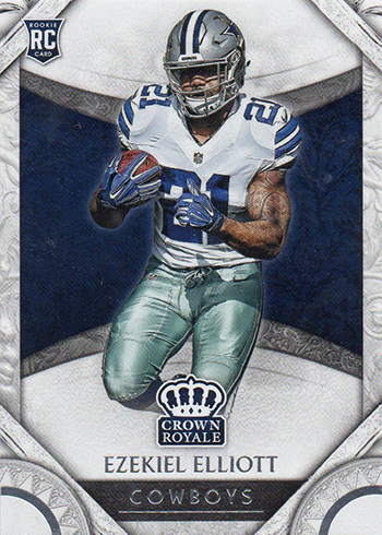 Ezekiel Elliott Ohio State Buckeyes Autographed 2016 Leaf Draft #BA-EE2  Rookie Card