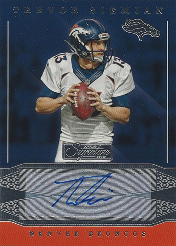 2016 Donruss Signature Series Football Base Trevor Sieman