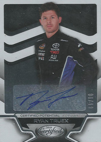 2016 Panini Certified Racing Certified Potential Signatures Ryan Truex