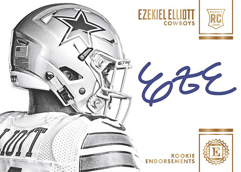 2016 Panini Instant Happy Holidays Santa Hats Ezekiel Elliott - Beckett News