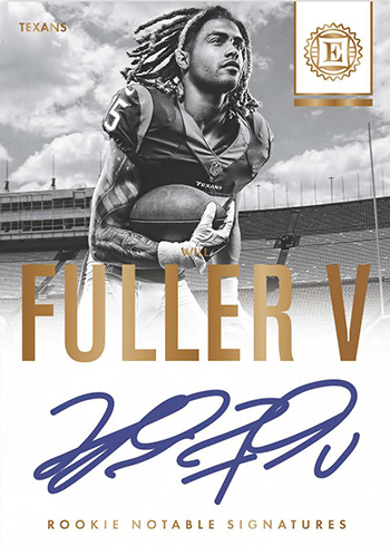 2016 Panini Encased Football Rookie Notable Signatures