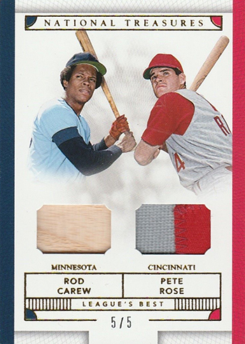 Rod Carew - Booklet #/10 - Hall of Fame Materials - 2022 National Treasures