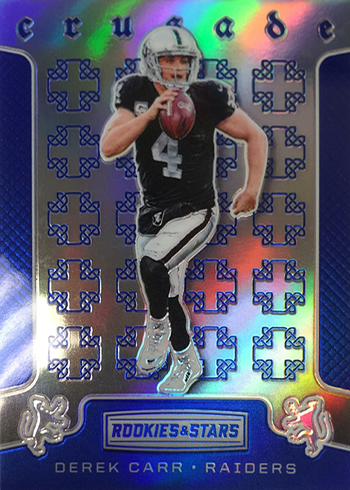 2016 Panini Rookies and Stars Football Crusades Derek Carr