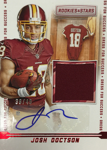 2016 Panini Rookies and Stars Football Dress for Success Josh Doctson