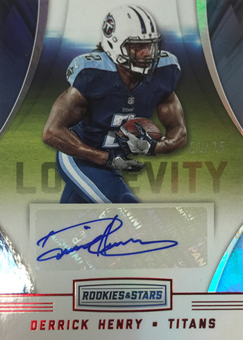 2016 Panini Rookies and Stars Football Longevity Signatures Derrick Henry