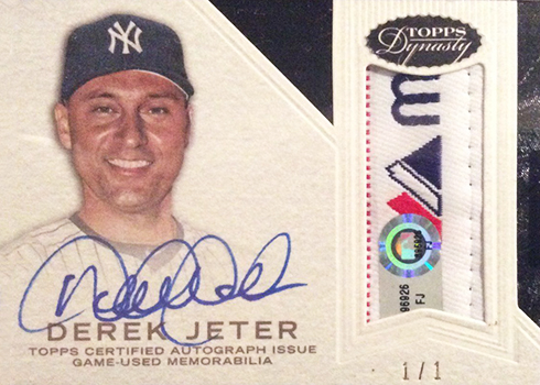 2016 Topps Dynasty Derek Jeter 1-1