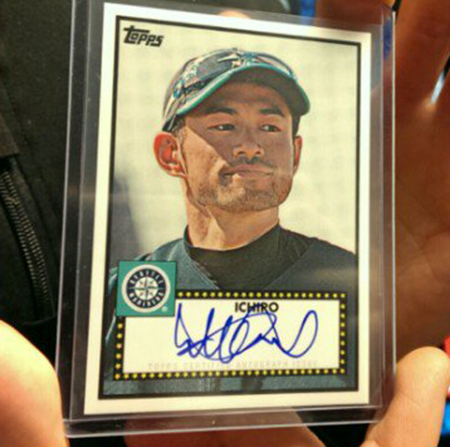 2016 Topps Employee Ichiro Autograph Cards